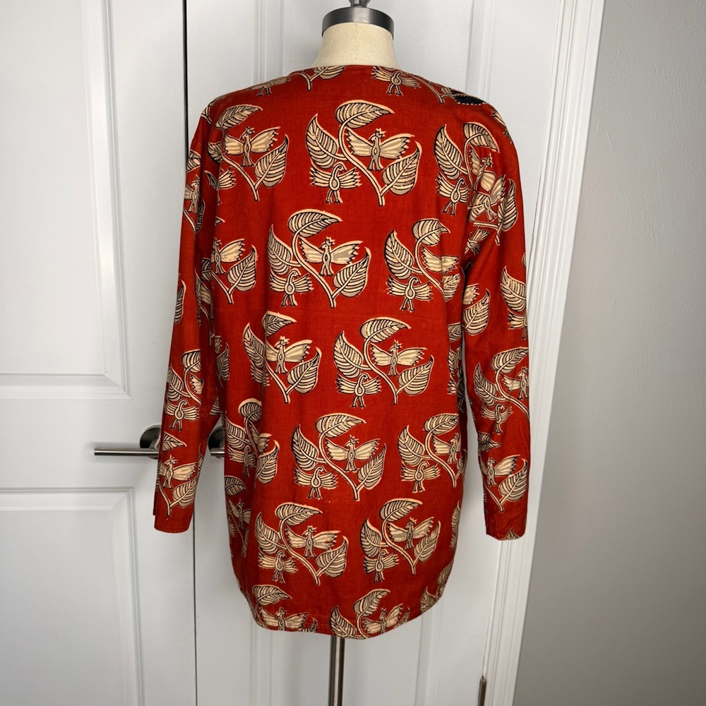 Boho Reversible Cotton Patchwork Jacket with Kant… - image 11